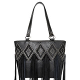 Trinity Ranch Fringe Genuine Leather Concealed Carry Tote