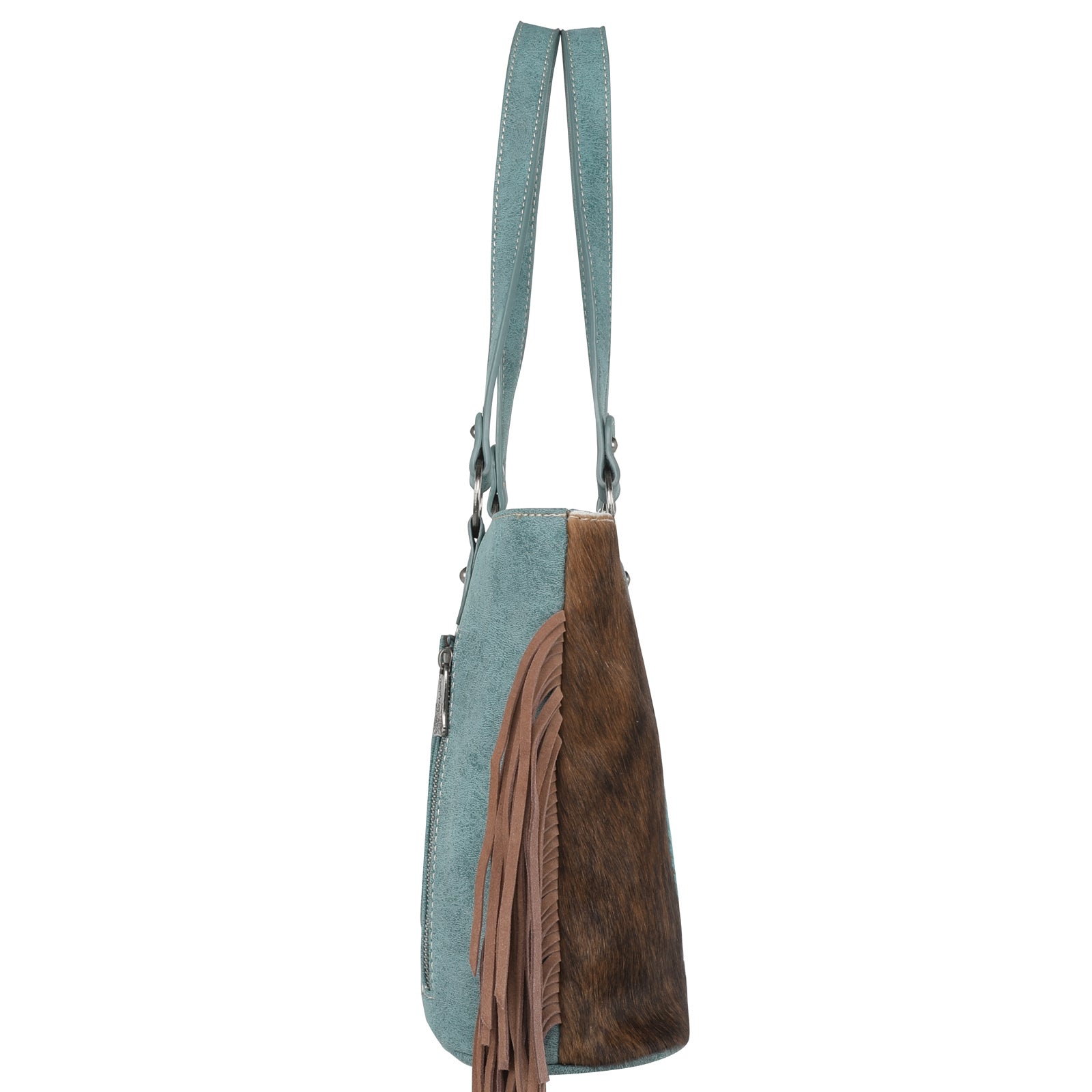 Trinity Ranch Hair On Cowhide Concealed Carry Tote - Cowgirl Wear
