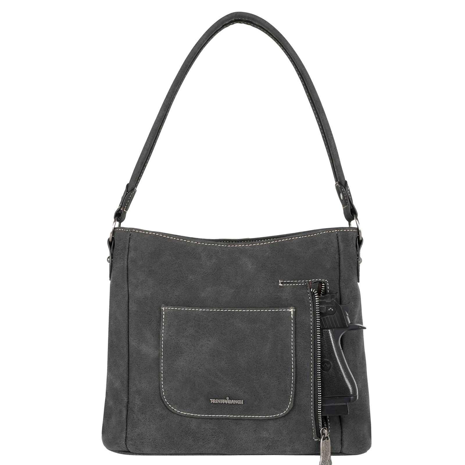 Trinity Ranch Hair-On Cowhide Concealed Carry Hobo - Cowgirl Wear