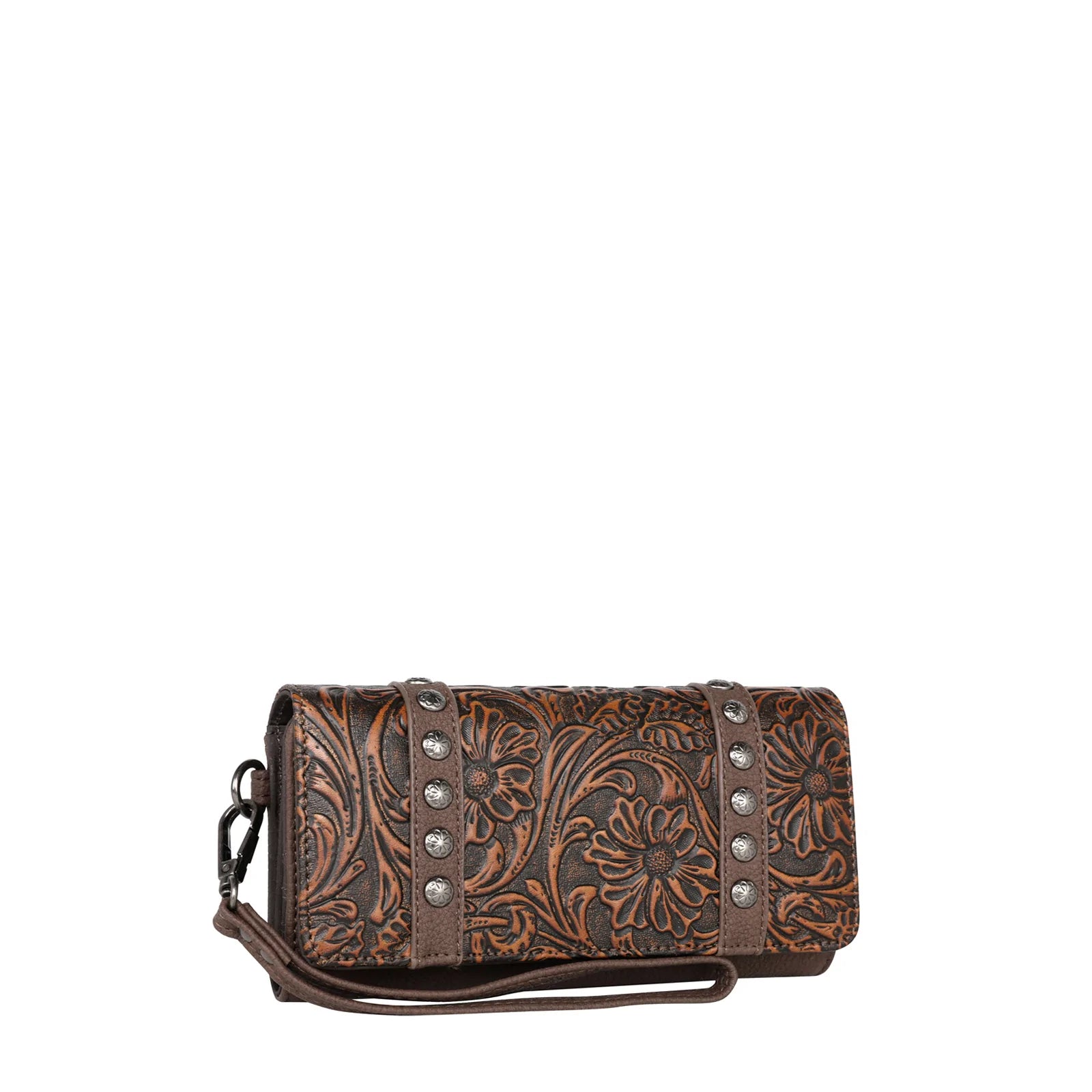 Trinity Ranch Floral Tooled Collection Wallet - Cowgirl Wear