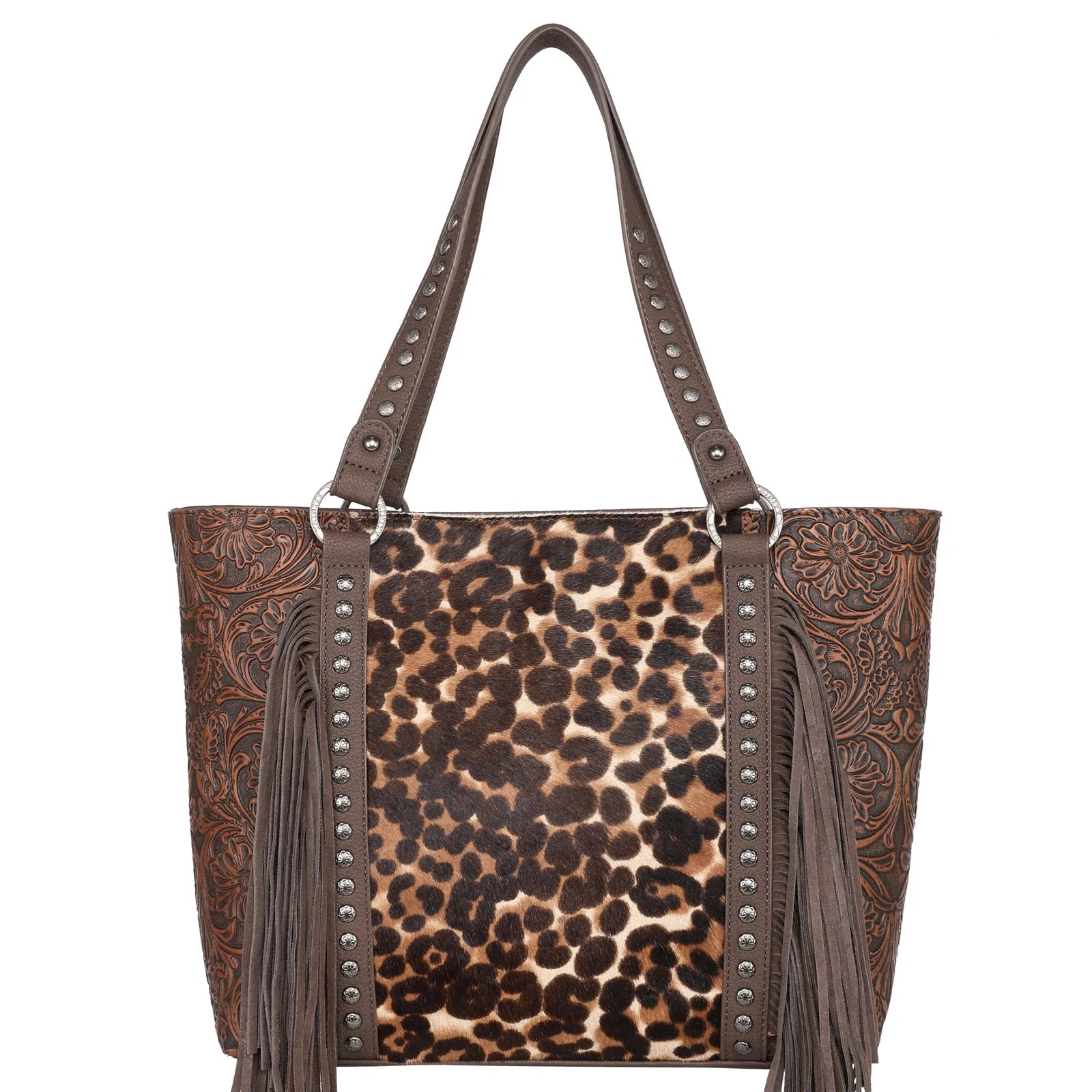 Trinity Ranch Floral Tooled Collection Concealed Carry Tote - Cowgirl Wear