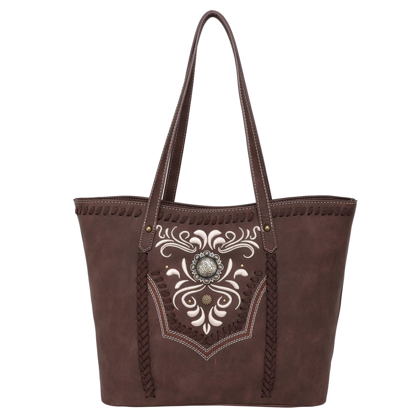 Wrangler Embroidered  Concealed Carry Tote - Cowgirl Wear
