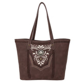 Wrangler Embroidered  Concealed Carry Tote - Cowgirl Wear