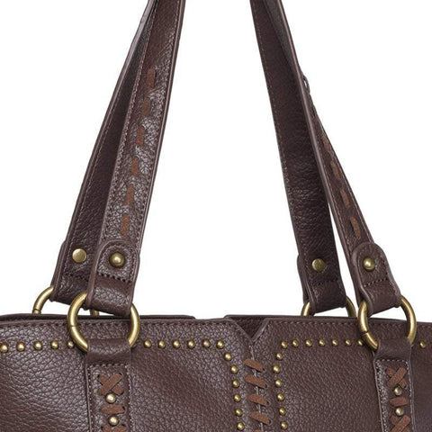 Wrangler Fringe and Studs Concealed Carry Western Tote - Cowgirl Wear