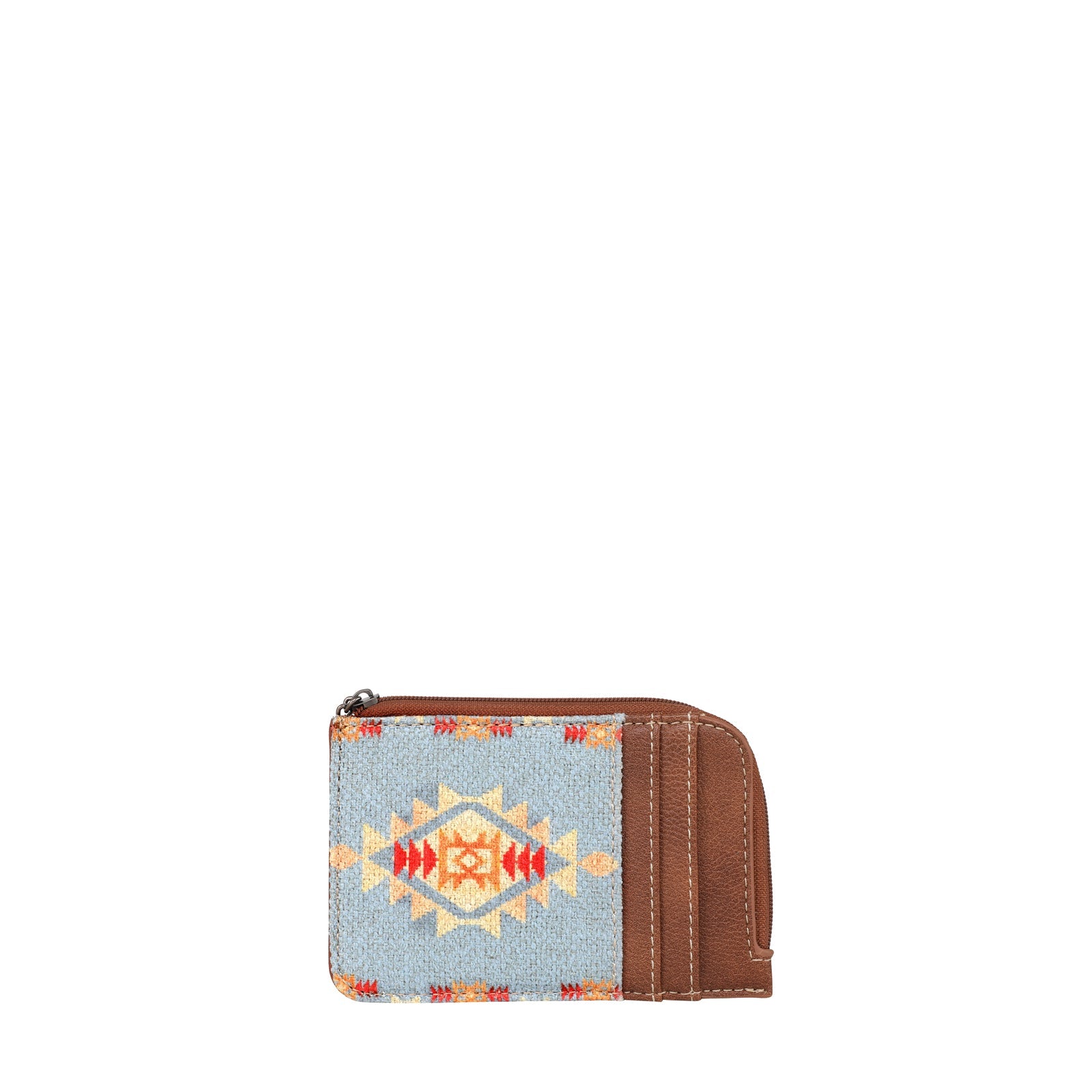 Wrangler Southwestern Art Print Mini Zip Card Case - Cowgirl Wear