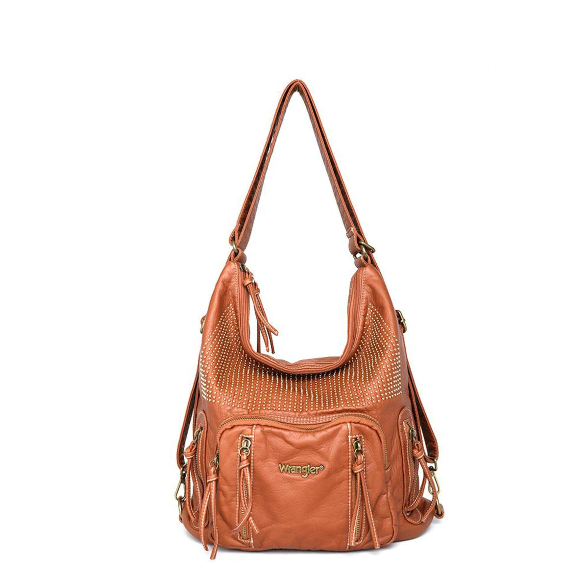 Stone Mountain Accessories, Bags, Stone Mountain Purse Handbag Pebbled  Leather Light Tan Compartments Hobo Bag