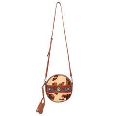 Wrangler Hair-on Collection Circle Wristlet /Crossbody Bag - Cowgirl Wear