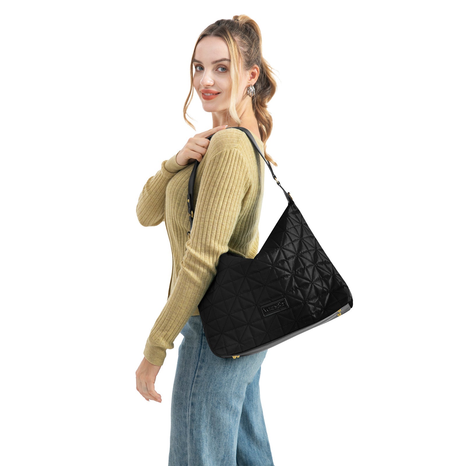 Wrangler Quilted Hobo/Crossbody  (Wrangler by Montana West) - Cowgirl Wear