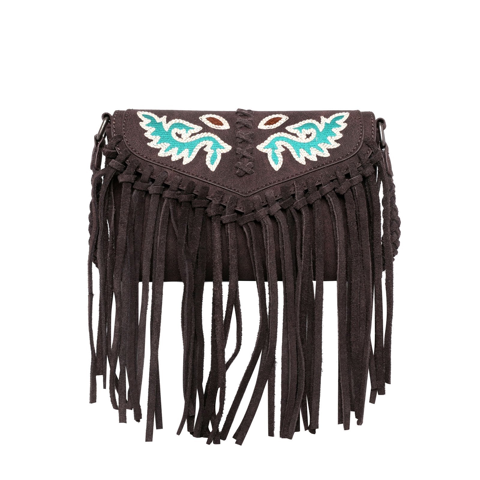 Crossbody Hipster Purse with Fringe – Cowboy Boot Purse – Western Crossbody  Bag with Fringe HP815