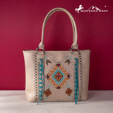 Montana West Embroidered Aztec Collection Concealed Carry Tote