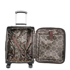 Montana West Tooled Leather Collection 3 PC Luggage Set-Coffee - Cowgirl Wear