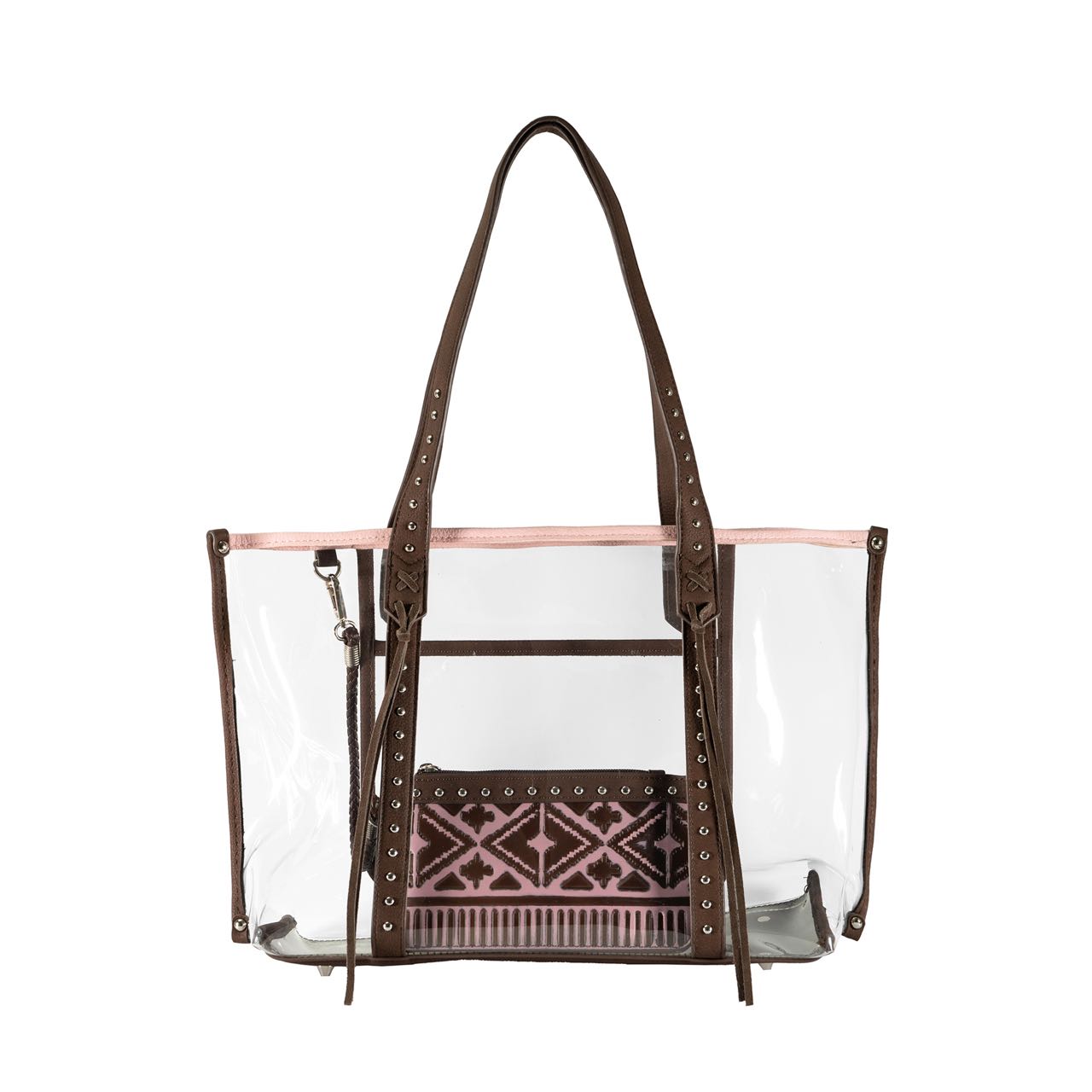 Montana West Aztec Collection Clear Tote Bag - Cowgirl Wear